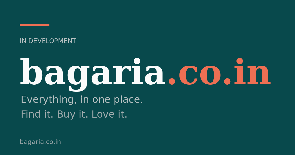 Link preview image for bagaria.co.in